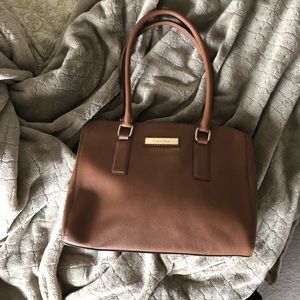 Calvin Klein Brown Leather Purse